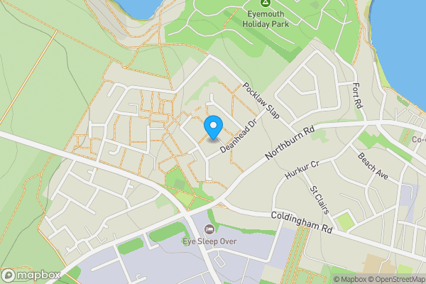Map location for 20B Bennison Square, Eyemouth, Berwickshire, TD14 5SB