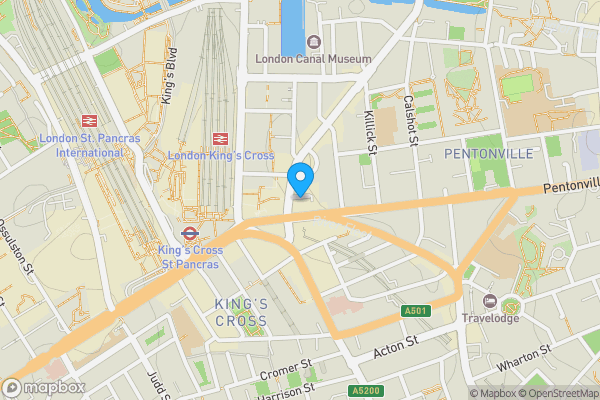 Map location for 6 Omega Place, London, N1 9DR