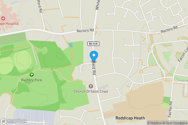 Map location for Hollyfield Road, Sutton Coldfield, West Midlands, B75 7SE