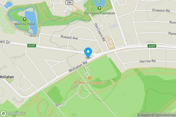 Map location for B & V Thornhill 546 Wollaton Road, Nottingham, Nottinghamshire, NG8 2AA