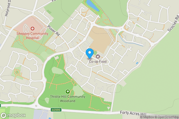 Map location for Land West Of Camellia Road, Minster-on-Sea, Sheerness, Kent, ME12 3FD