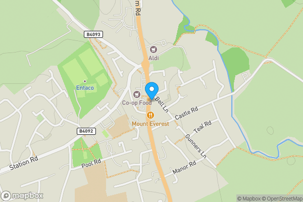 Map location for 21A Alcester Road, Studley, Warwickshire, B80 7AG