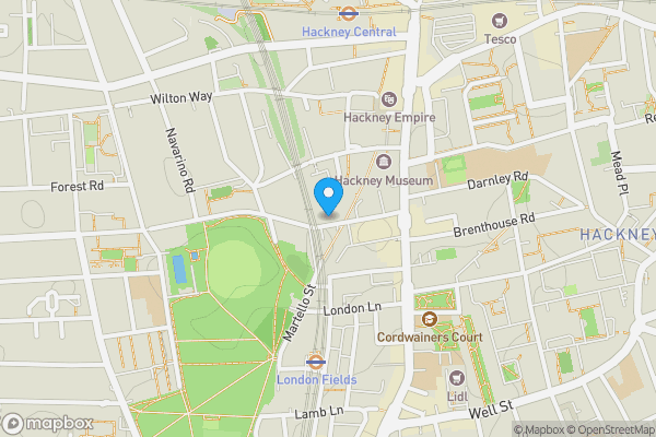 Map location for Flat 4 Arthaus Apartments, 205 Richmond Road, Hackney, London, E8 3FF