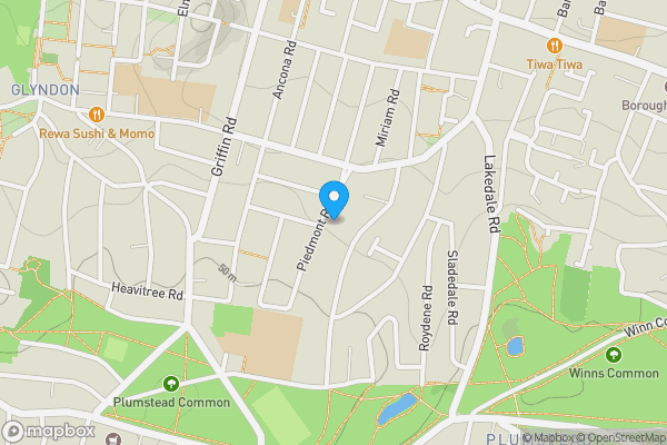 Map location for 35 Piedmont Road, Plumstead, London, SE18 1TB