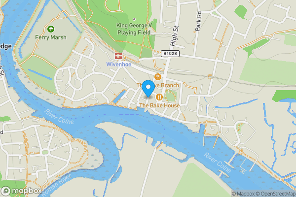 Map location for Ground Floor, The Old Chapel, Quay Street, Wivenhoe, Colchester, CO7 9DD