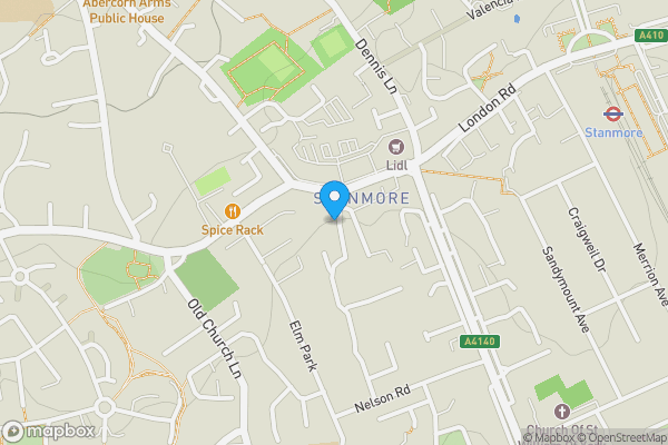 Map location for 4 Glebe Road, Stanmore, Middlesex, HA7 4EL