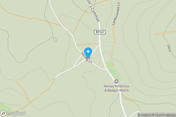 Map location for Henley, Dorchester, Dorset, DT2