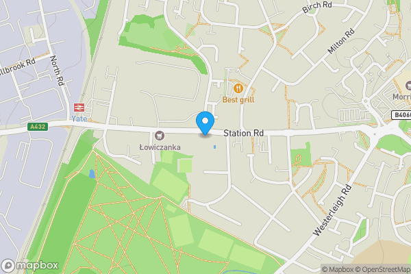 Map location for 52, Station Road, Yate, Bristol, BS37 4PW