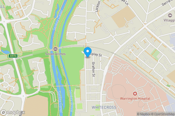 Map location for 433 Wellfield Street, Warrington, Cheshire, WA5 1PY