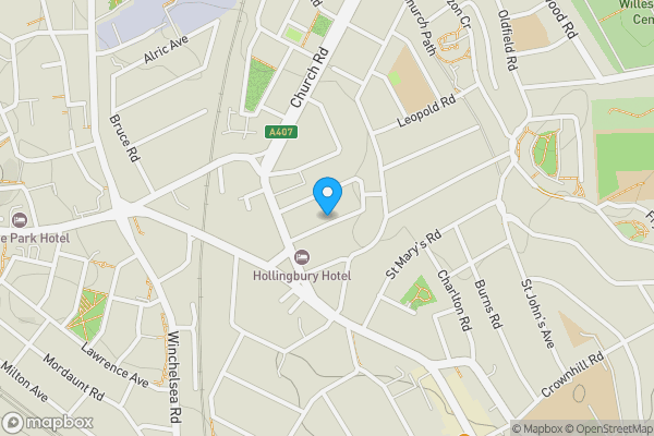Map location for 17A Tunley Road, Harlesden, London, NW10 9JR