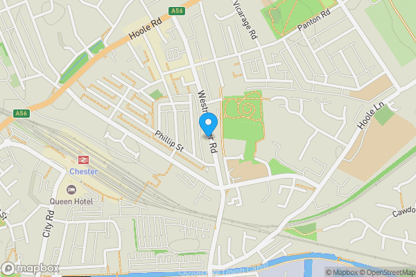 Map location for 129 Westminster Road Hoole, Chester, Cheshire, CH2 3AR