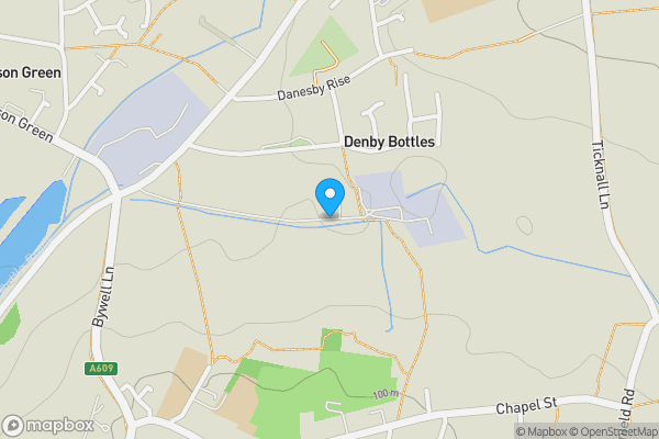 Map location for Land off, Prospect Road, Denby Village, Ripley, DE5 8RE