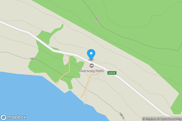 Map location for Investment Plot Overscaig, Lairg, IV27 4NY