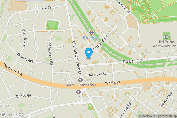 Map location for 18 Erconwald Street, Acton, London, W12 0BS