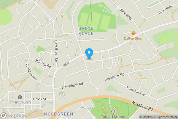 Map location for 11 Dyson Street, Huddersfield, West Yorkshire, HD5 9LT