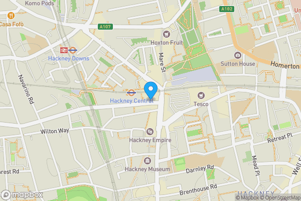 Map location for Flat 6 Noble House, 255 Graham Road, Hackney, London, E8 1PE