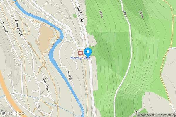 Map location for Trinity, Wesley Place, Merthyr Vale, Merthyr Tydfil, CF48 4RS