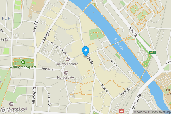 Map location for 171-173 High Street, THREE Investement, Ayr, KA7 1QT