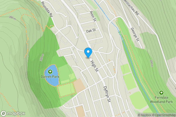 Map location for 35 High Street, Ferndale, CF434RH