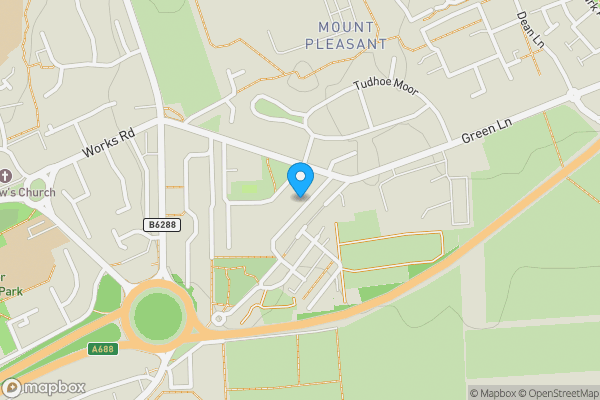 Map location for 53 Salvin Street, Spennymoor, County Durham, DL16 6HF