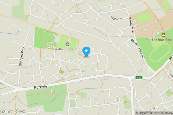 Map location for Lethbridge Road, Wells, Somerset, BA5