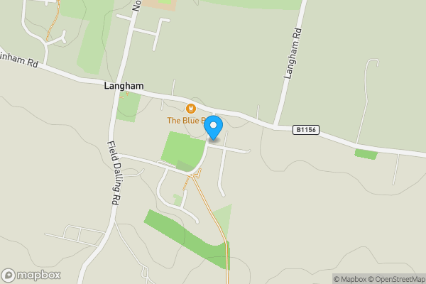 Map location for 6 Hollow Lane, Langham, Holt, Norfolk, NR25 7BY