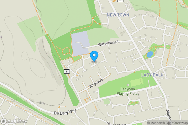 Map location for Earls Chase, Pontefract, West Yorkshire, WF8 1SH
