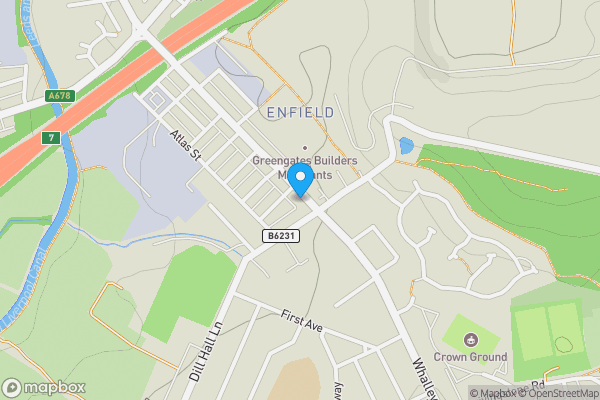 Map location for 13 Whalley Road, Clayton le Moors, Accrington, Lancashire, BB5 5EE