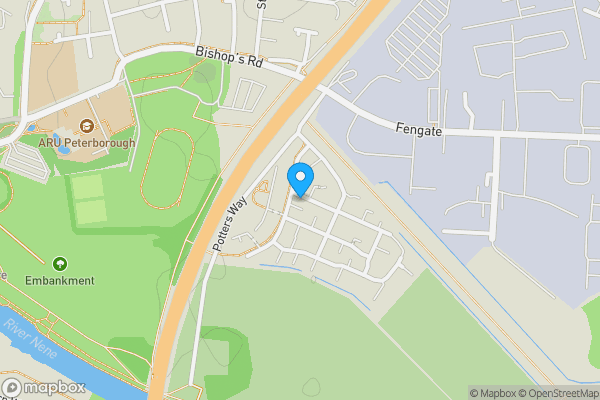 Map location for 15, Hammonds Drive, PETERBOROUGH, Cambridgeshire, PE1 5AZ