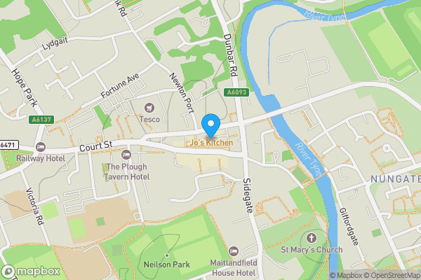 Map location for 71 Market Street, Haddington, East Lothian EH41 3JG