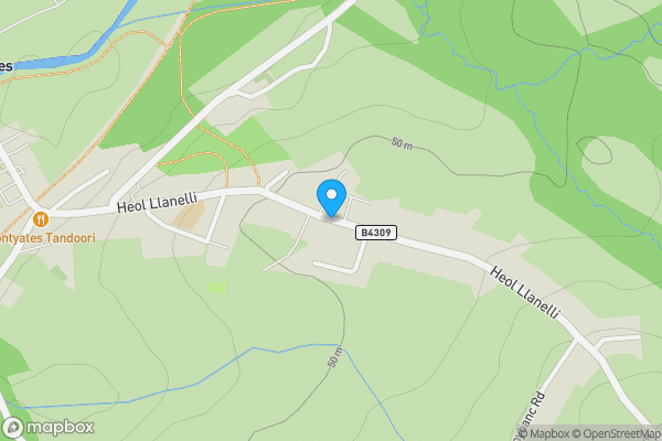 Map location for Chemical House, Heol Llanelli, Pontyates, Llanelli, Dyfed, SA15 5TU