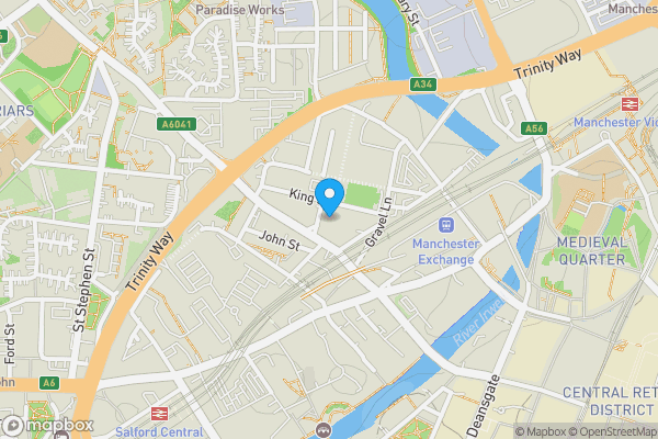 Map location for Apartment 305, Block 5 Spectrum, Blackfriars Road, Salford, M3 7BU