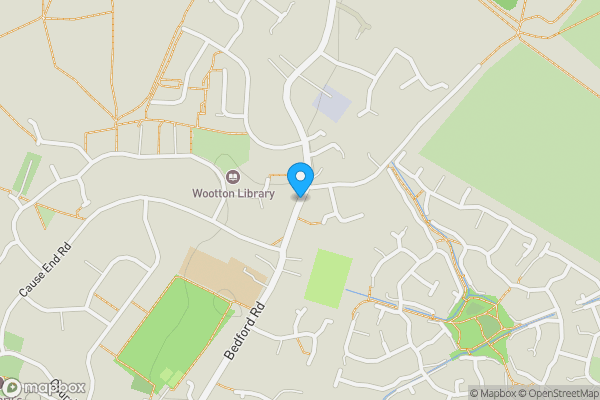 Map location for Bedford Road, Bedford, Bedfordshire, MK43 9JU