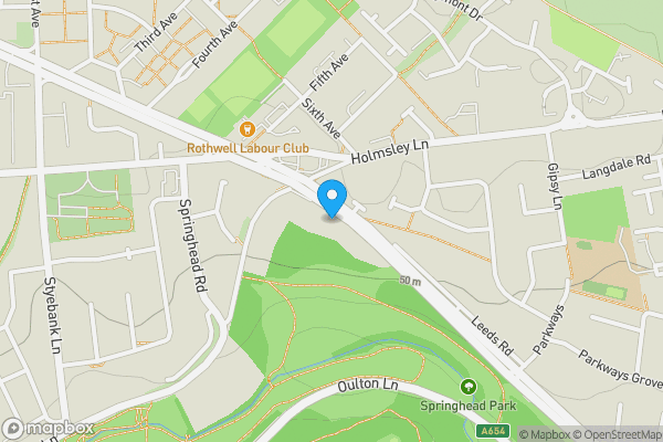 Map location for 151 Leeds Road, Rothwell, Leeds , West Yorkshire LS26 0HB