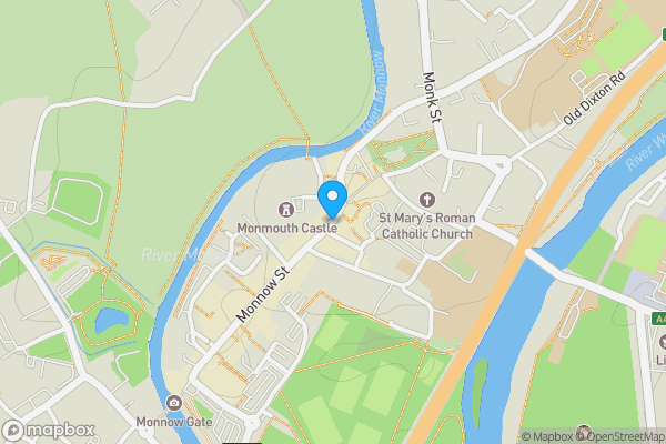 Map location for 24 & 26 Agincourt Square, Monmouth, Monmouthshire NP25 3DY