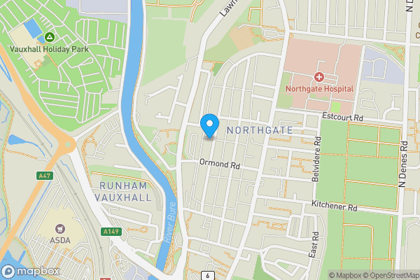 Map location for 172, Great Yarmouth, Norfolk, NR30 1QJ