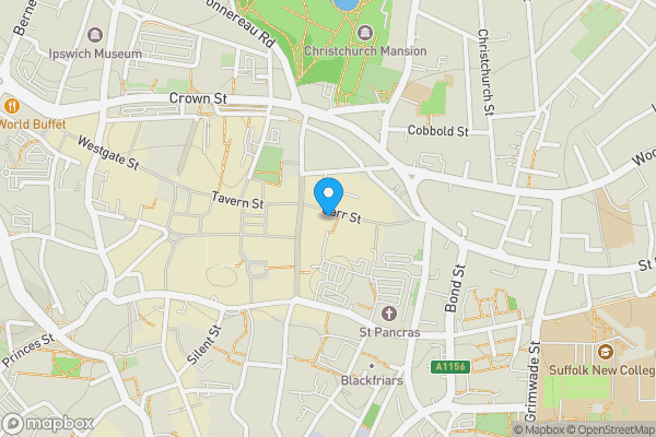 Map location for 20 Carr Street, Ipswich, Suffolk IP4 1EJ