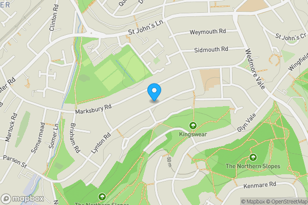 Map location for 52 Lynton Road, Bedminster, BS3 5LT