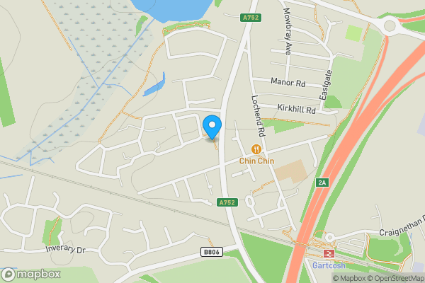 Map location for Kingshill Cottage, 1 Coatbridge Road, Gartcosh, Glasgow, Lanarkshire, G69 8DS