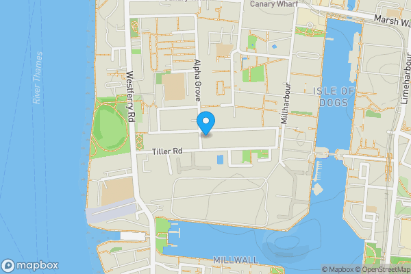 Map location for 137 Alpha Grove, Poplar, London, E14 8PQ