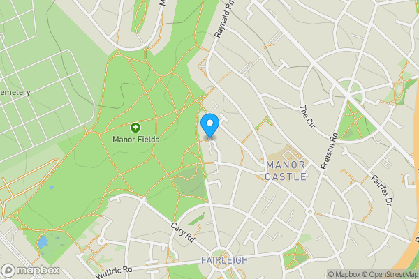 Map location for Queen Mary Rise, South Yorkshire, S2