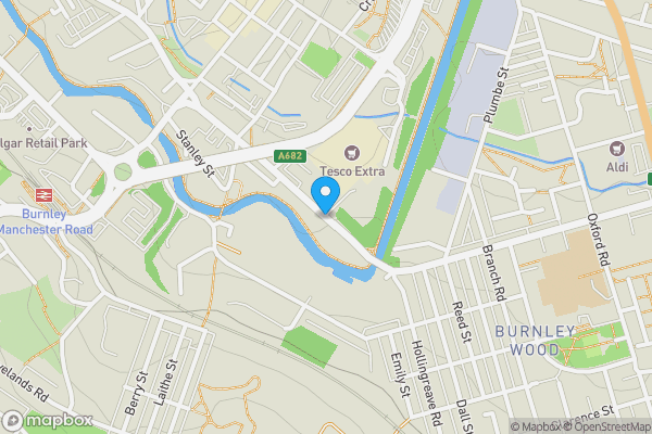 Map location for Burnley Bowl, Finsley Gate, Burnley, BB11 2HE