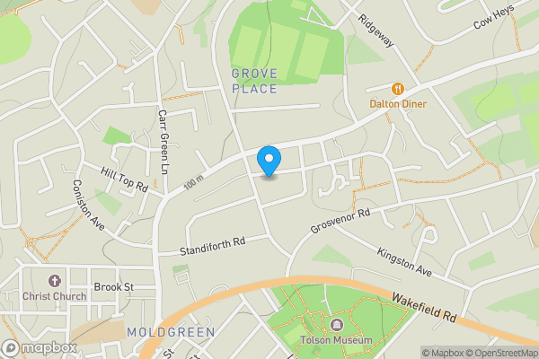 Map location for 34 Dyson Street, Huddersfield, West Yorkshire, HD5 9LT