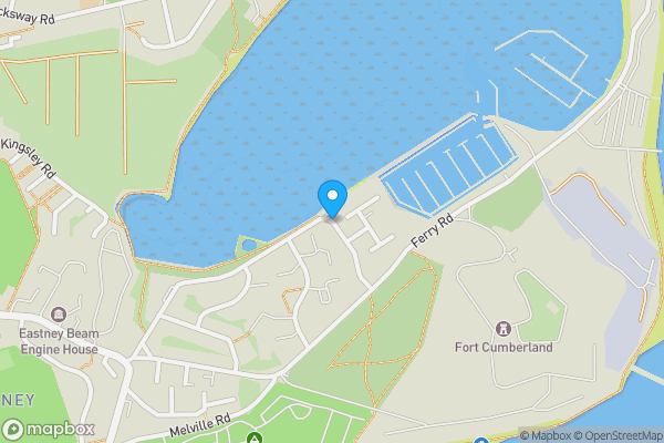 Map location for Ferry Road, Southsea, Hampshire, PO4 9UA