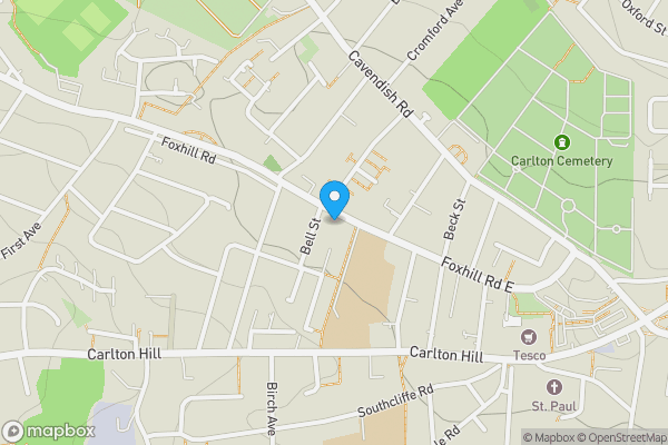 Map location for 91 Foxhill Road, Carlton, Nottingham, NG4 1QS