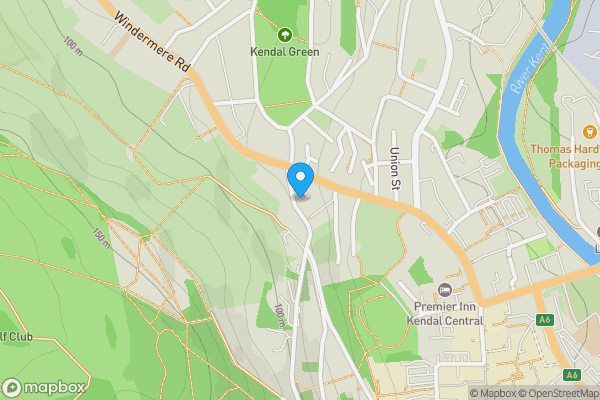 Map location for 3 Fellside Court, Kendal, Cumbria LA9 4HB