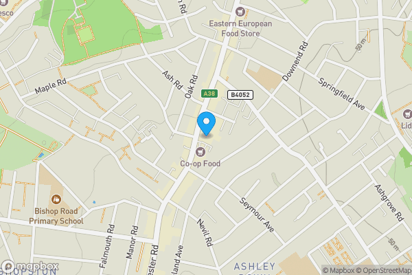 Map location for 335 Gloucester Road, Horfield, Bristol, Avon, BS7 8PE