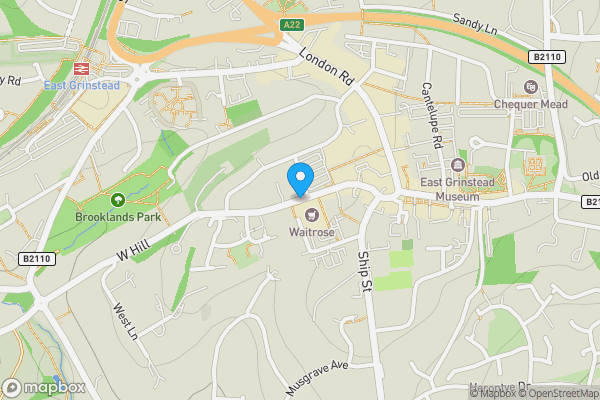 Map location for West Street, Shoreham, West Sussex, BN43