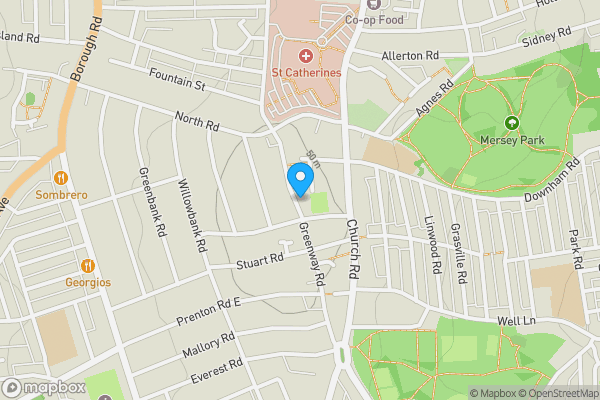 Map location for 45 Greenway Road, Birkenhead, CH42 0ND