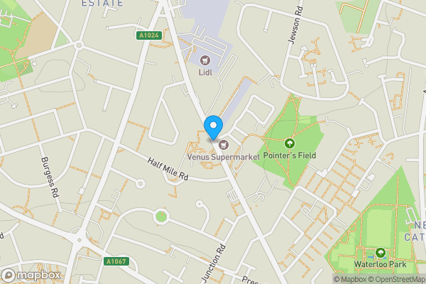 Map location for Aylsham Road, Norwich, Norfolk, NR3 2RG